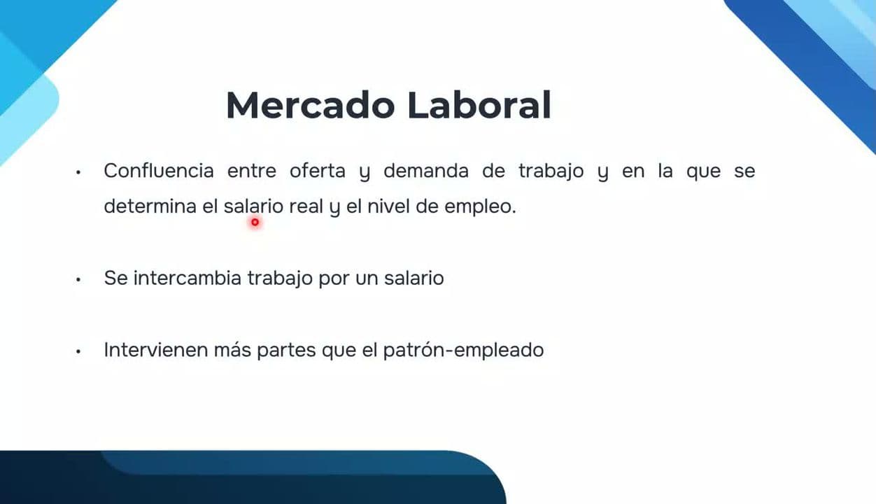 Macroeconomía - Módulo 5 Mercado Laboral